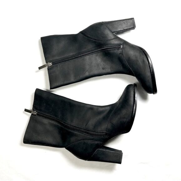 Harley Davidson Genuine Leather Heeled Boots - Picture 4 of 9